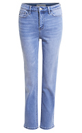 High Rise Crop Slim Straight