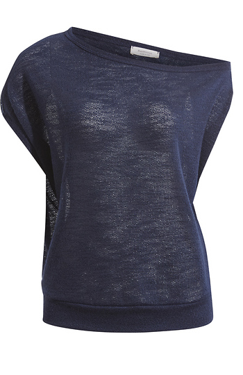 One Shoulder Slub Top Slide 1