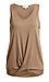 Front Knot Sleeveless Top Thumb 1