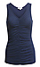 Shirred Front Sleeveless Top Thumb 1