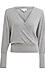 Surplice Front Top with Banded Hem Thumb 1
