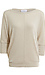 Crew Neck Three Quarter Sleeve Top Thumb 1