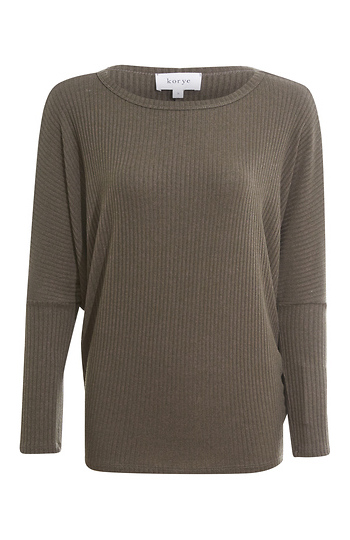 Ribbed Long Sleeve Slide 1