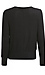 Ribbed Contrast Long Sleeve Knit Top Thumb 2
