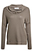 Long Sleeve Cowl Neck Top Thumb 1
