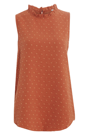 Mock Neck Swiss Dot Slide 1