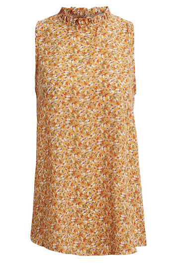 Mock Neck Sleeveless Top Slide 1