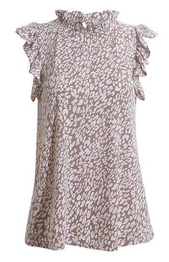 Ruffle Short Sleeve Top Slide 1