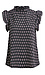 Geo Printed Ruffle Blouse Thumb 1