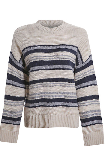 Thread & Supply Stripe Sweater Slide 1