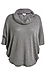 Waffle Intermingle Cowl Neck Top Thumb 1