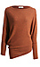 Long Sleeve Brushed Asymmetrical Hem Top Thumb 1