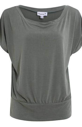 Veronica M Cupro Off-The-Shoulder Slide 1