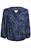 Veronica M V-Neck Geometric Print 3/4 Sleeve Blouse Thumb 1
