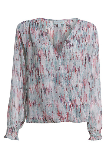 Veronica M Surplice Blouse Slide 1