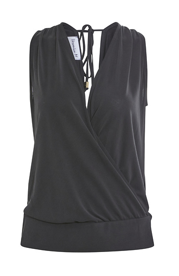 Veronica M Stretch Surplice Top Slide 1
