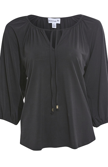 Veronica M 3/4 Sleeve Blouse Slide 1