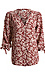 Floral Print V Neck Top Thumb 1