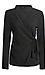 Long Sleeve Wrap Knit Top Thumb 1