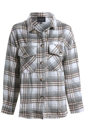 Plaid Shacket Slide 1