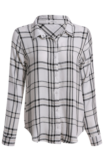 Relaxed Plaid Shirt Slide 1