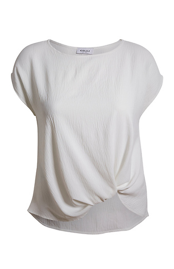 Side Knot Short Sleeve Top Slide 1