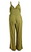 Surplice Jumpsuit with Side Tie Thumb 2
