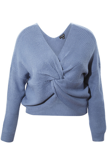 Front Knot Sweater Slide 1