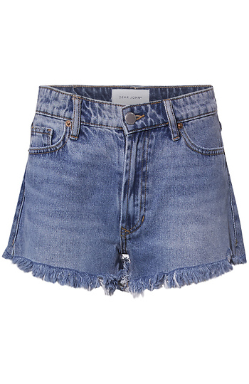 Dear John High Rise Fray Hem Short Slide 1