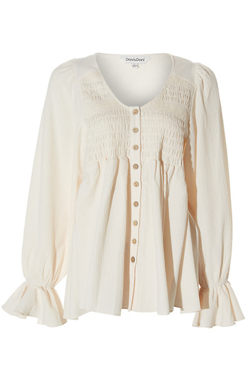 Ruffle Cuff Blouse Slide 1