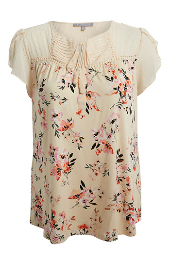 Daniel Rainn Short Sleeve Knit Top Slide 1