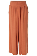 Smocked Waist Wide Leg Pants