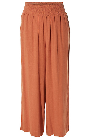 Smocked Waist Wide Leg Pants Slide 1