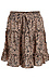 Printed Tiered Skirt Thumb 1
