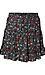 Floral Print Tiered Mini Skirt Thumb 1