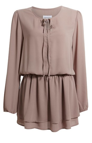Split Neck Dress Slide 1