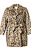 Leopard Print Faux Suede Coat Thumb 1