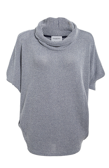 Cowl Neck Dolman Sleeve Top Slide 1