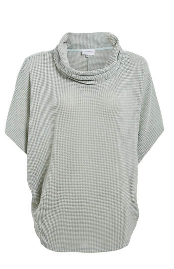 Cowl Neck Dolman Sleeve Top Slide 1