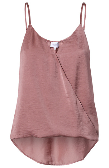 Sleeveless Surplice Top Slide 1
