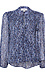 Printed Surplice Blouse Thumb 1