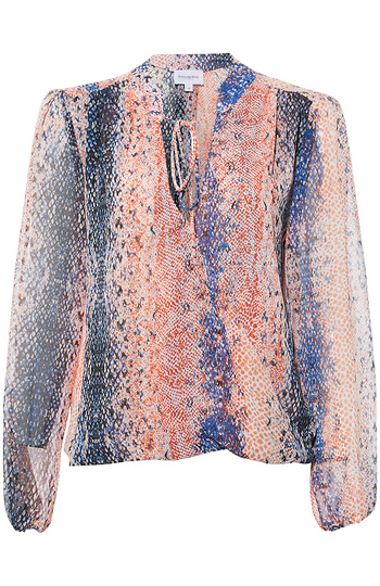 Multi Color Surplice Top Slide 1