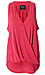Sleeveless Surplice Top Thumb 1