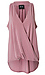 Sleeveless Surplice Top Thumb 1
