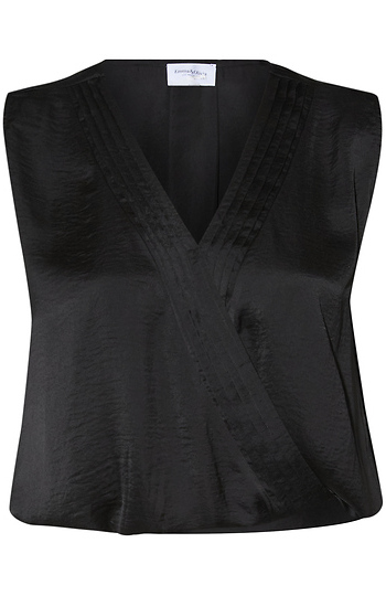Sleeveless Pleat Top Slide 1