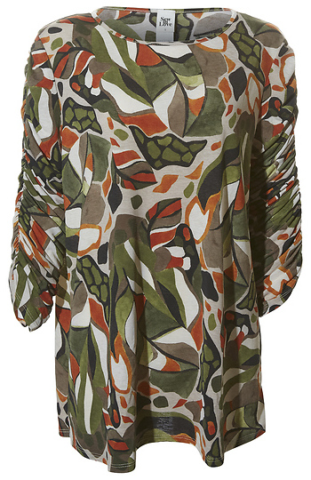 Ruched Sleeve Top Slide 1