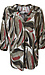 V Neck Printed Blouse Thumb 1