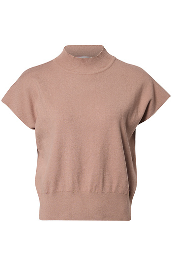 Mock Neck Knit Top Slide 1