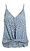 Front Knot Floral Tank Thumb 1