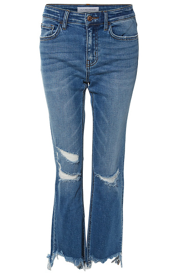 Mid Rise Cropped Flare Jean Slide 1